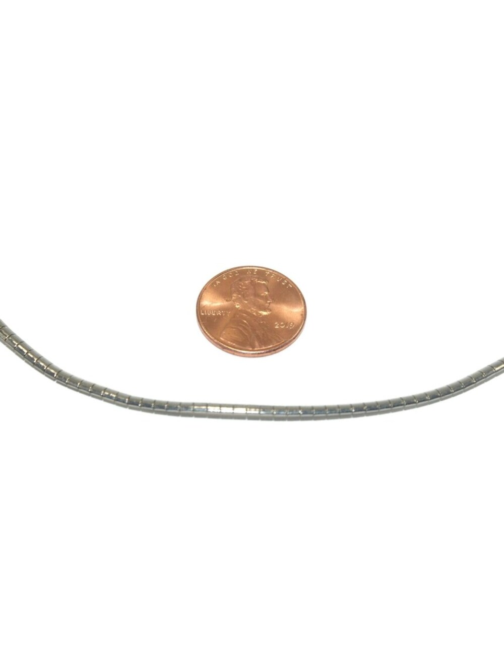 Vintage Silver Tone Chain Necklace with Lobster Claw Clasp. - Picture 4 of 5